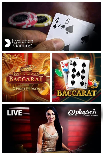 baccarat online kortspel