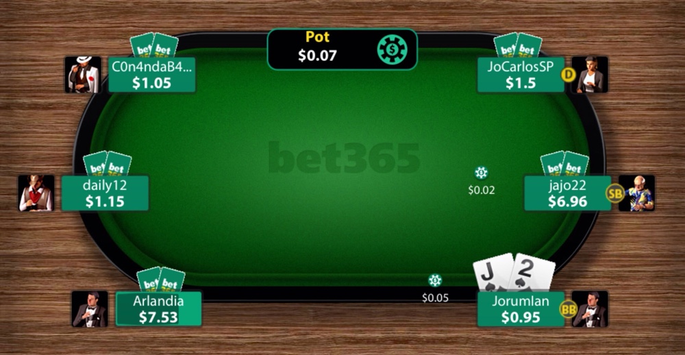 bet365 pokerbord
