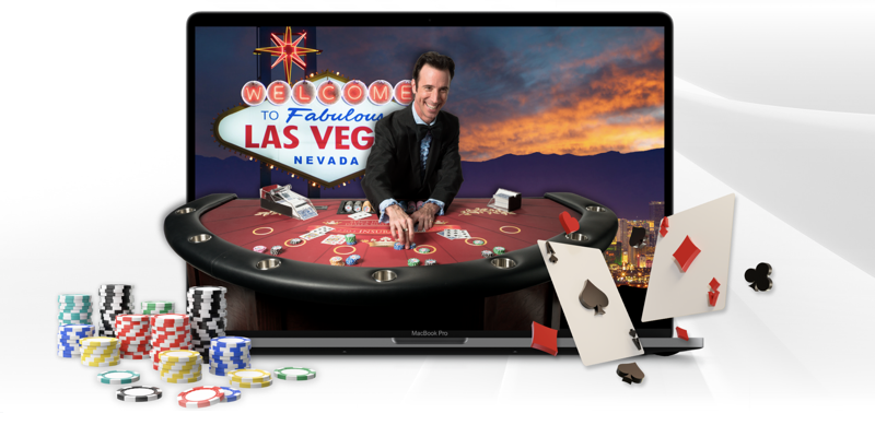 live casino kortspel i laptop